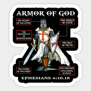 Armor Of God Sticker